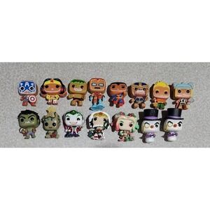 Funko Pop Mini‎ Marvel Christmas Theme Advent Calendar Figures Lot of 15